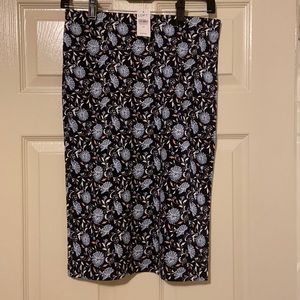 Loft Floral Pencil Skirt XS